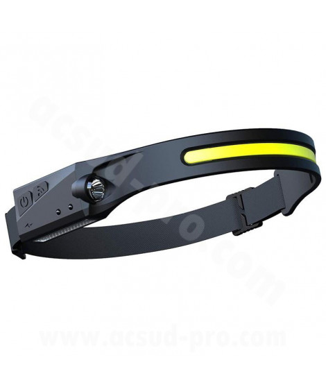 LAMPE FRONTALE BANDEAU LED 230° RECHARGEABLE USB