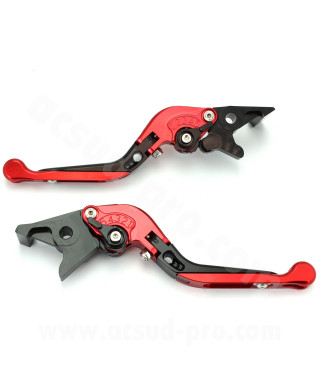 LEVIER ALUMINIUM ADAPT. HONDA XADV 750 ROUGE (LA PAIRE)