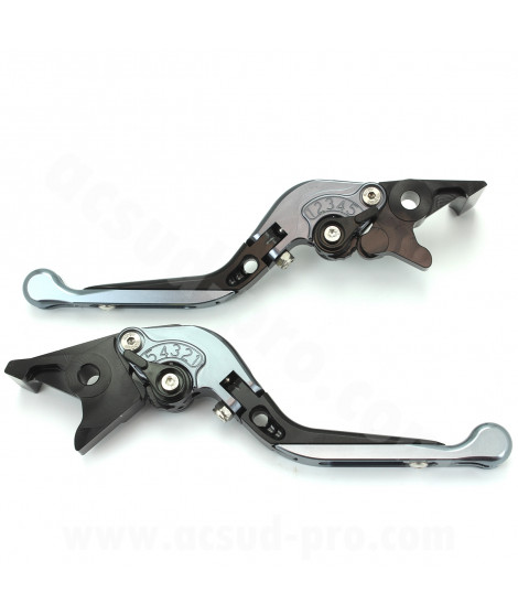 LEVIER ALUMINIUM ADAPT. HONDA XADV 750 TITANE (LA PAIRE)