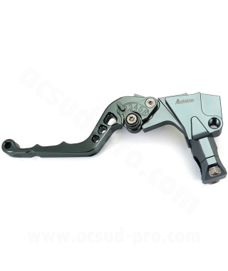 LEVIER DE FREIN ARRIERE CNC COMPLET OPM UNIVERSEL GAUCHE (POUR CABLE DE FREIN ARRIERE)