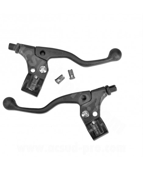 LEVIER FREIN CYCLO PLASTIQUE COURT NOIR REF M84 (LA PAIRE)