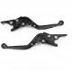 LEVIER MAXISCOOTER ALU CNC RB MAX ADAPT. YAMAHA MAJESTY 400 / TMAX 500CC 2001-07 NOIR (LA PAIRE)