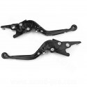 LEVIER MAXISCOOTER ALU CNC RB MAX ADAPT. YAMAHA MAJESTY 400 / TMAX 500CC 2001-07 NOIR (LA PAIRE)