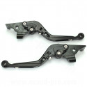 LEVIER MAXISCOOTER ALU CNC RB MAX ADAPT. YAMAHA TMAX 530 NOIR (LA PAIRE)