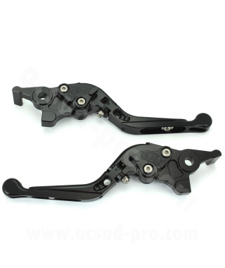 LEVIER MAXISCOOTER ALU CNC RB MAX ADAPT. YAMAHA TMAX 560 NOIR (LA PAIRE)