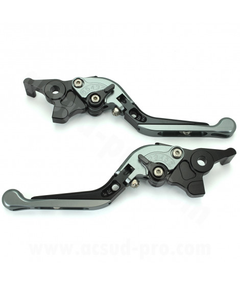 LEVIER MAXISCOOTER ALU CNC RB MAX ADAPT. YAMAHA TMAX 560 TITANIUM (LA PAIRE)