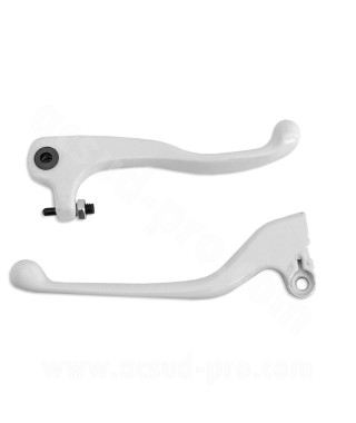 LEVIER MOTO ADAPT. DERBI SENDA DRD BLANC (LA PAIRE)