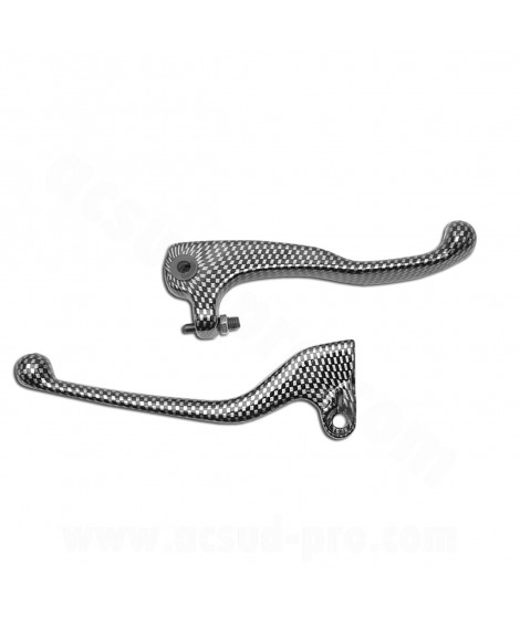 LEVIER MOTO ADAPT. DERBI SENDA DRD IMIT CARBONE (LA PAIRE)