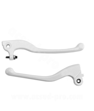 LEVIER MOTO ADAPT. X-LIMIT/DT/RS BLANC (LA PAIRE)