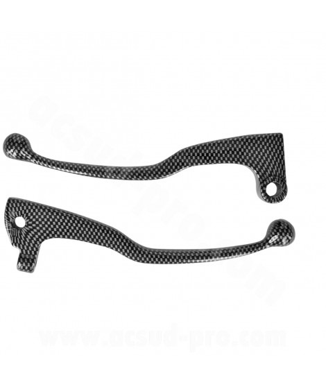 LEVIER MOTO ADAPT. X POWER / TZR50 96-03 IMIT CARBONE (LA PAIRE)