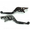 LEVIERS ALUMINIUM ADAPT. HONDA XADV 750 NOIR (LA PAIRE)