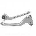 LEVIER SCOOTER ADAPT. MBK MACH G / YAMAHA JOG ALU POLI (LA PAIRE) (OEM : 5RW-H3922-00 + 5JH-H3912-00)