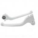 LEVIER SCOOTER ADAPT. MBK MACH G / YAMAHA JOG BLANC (LA PAIRE) (OEM : 5RW-H3922-00 + 5JH-H3912-00)