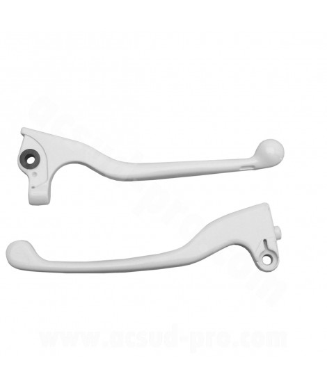 LEVIER SCOOTER ADAPT. SCOOT PEUGEOT AJP BLANC (LA PAIRE)