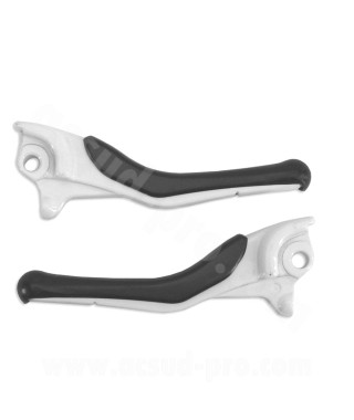 LEVIER SCOOTER ADAPT. YAMAHA NITRO / AEROX BLANC (LA PAIRE) (OEM : 5BR-H3912-00)