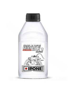LIQUIDE DE FREIN IPONE DOT 5.1 100% SYNTHESE (BIDON DE 500 ML)