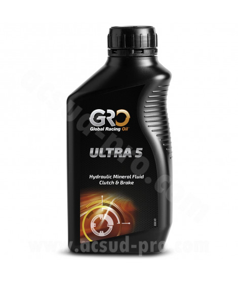 LIQUIDE D EMBRAYAGE MINERAL  GLOBAL RACING OIL ULTRA 5  (500ML) GRO