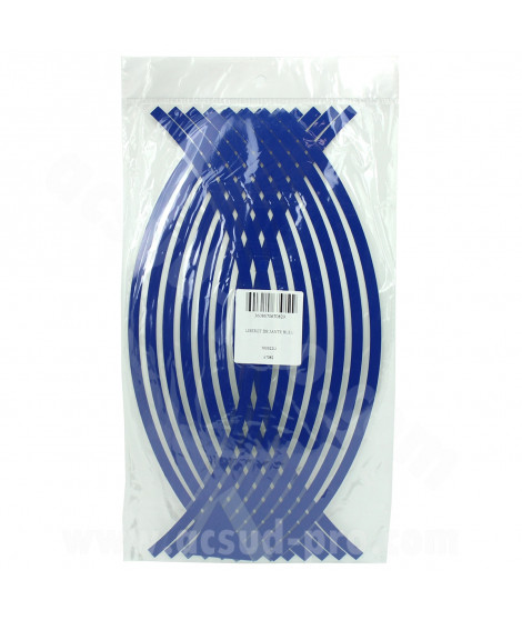 LISERET REFLECHISSANT JANTE BLEU 17"