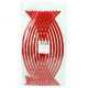 LISERET REFLECHISSANT ROUGE 17"