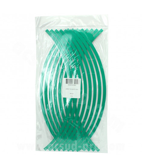 LISERET REFLECHISSANT  VERT  17"