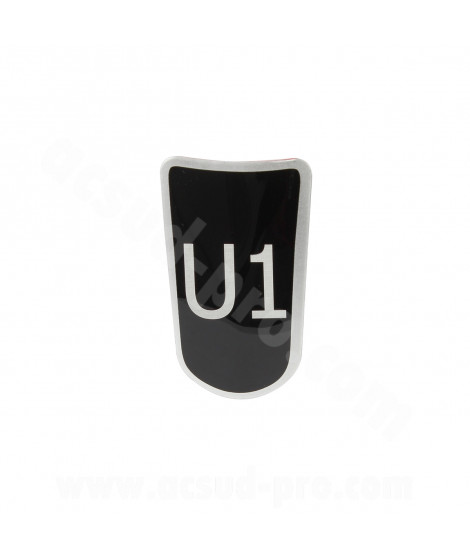 _LOGO CAPOT AVANT CONTROLEUR TROTTINETTE UKAYE (numéro 45 sur éclaté)