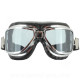 LUNETTE MOTO VINTAGE BULLDOG VERRE BOMBE