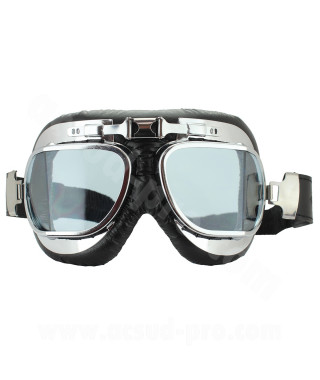 LUNETTE MOTO VINTAGE SPIT VERRE BISEAUTE