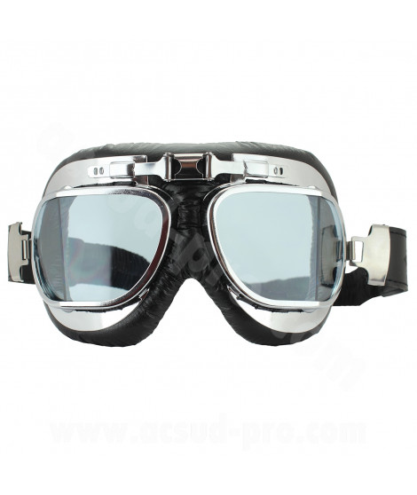 LUNETTE MOTO VINTAGE SPIT VERRE BISEAUTE