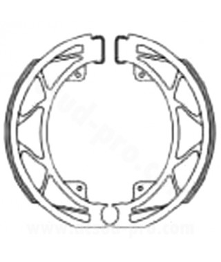 MACHOIRE DE FREIN ARRIERE BRENTA ADAPT. PIAGGIO FLY 50CC 2TPS / 4TPS . LIBERTY 50CC (Ø140 x 25) BR0303
