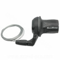MANETTE DE DERAILLEUR DROITE 5V. POIGNEE TOURNANTE SUNRACE SHIFTER - COMPATIBLE SHIMANO / SRAM