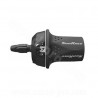 MANETTE DE DERAILLEUR DROITE 6V. POIGNEE TOURNANTE SUNRACE SHIFTER - COMPATIBLE SHIMANO / SRAM