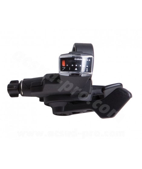 MANETTE DE DERAILLEUR DROITE 7V. PUSH PULL SRAM RAPID. X3