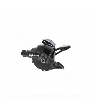 MANETTE DE DERAILLEUR GAUCHE 3V. PUSH-PULL SRAM RAPID. X4/X3