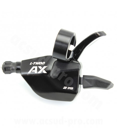 MANETTE DE DERAILLEUR VTT GAUCHE L-TWOO DOUBLE AX 2X12V.