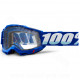 MASQUE/LUNETTES CROSS 100%  ACCURI 2 BLUE CLEAR LENS