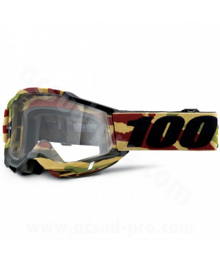 MASQUE/LUNETTES CROSS 100% ACCURI 2 MISSION CLEAR LENS
