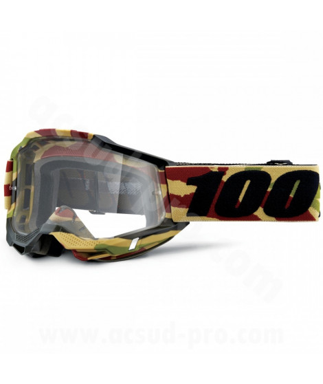 MASQUE/LUNETTES CROSS 100% ACCURI 2 MISSION CLEAR LENS