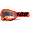 MASQUE/LUNETTES CROSS 100%  ACCURI 2 ORANGE CLEAR LENS