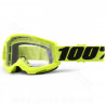MASQUE/LUNETTES CROSS 100%  STRATA 2 YELLOW CLEAR LENS