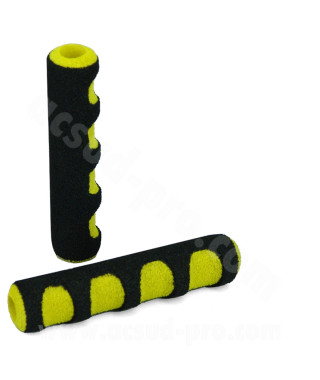 MOUSSE DE LEVIER NOIR / JAUNE (LA PAIRE)