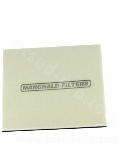 MOUSSE FILTRE A AIR MARCHALD UNIVERSEL DOUBLE DENSITE 330 X 330 X 17mm