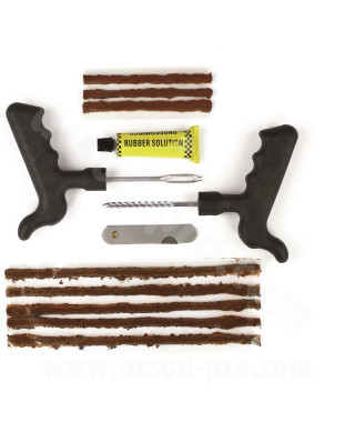 NECESSAIRE DE REPARATION PNEU TUBELESS A MECHE ( QUAD / MOTO / CYCLO / SCOOTER )
