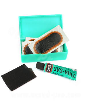 NECESSAIRE REPARATION TIP TOP TT01 (BOITE) - (RUSTINES + TUBE DISSOLUTION )