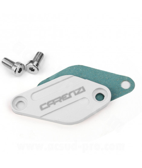OBTURATEUR DE POMPE A HUILE CARENZI ADAPT. DERBI SENDA / AM6 BLANC
