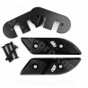 OBTURATEUR NOIR DE RETROVISEUR RB MAX ADAPT. YAMAHA TMAX 530 2012-2017 (LA PAIRE)
