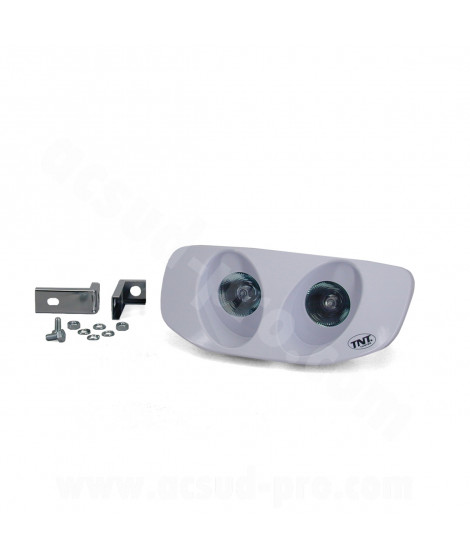 OPTIQUE 2 HALOGENE ADAPT. TYPHOON BLANC *