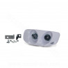 OPTIQUE 2 HALOGENE ADAPT. TYPHOON BLANC *