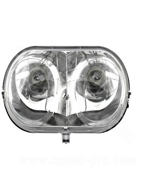 OPTIQUE AVANT COMPLET TNT ADAPT. MBK OVETTO / YAMAHA NEOS 2004-2007 ( LIVRE AVEC AMPOULE  )*