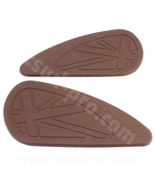 PAD DE PROTECTION DE RESERVOIR MOTO NOEND MARRON FONCER (LA PAIRE) ARCHIVE MOTORCYCLE