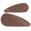 PAD DE PROTECTION DE RESERVOIR MOTO NOEND MARRON FONCER (LA PAIRE) ARCHIVE MOTORCYCLE